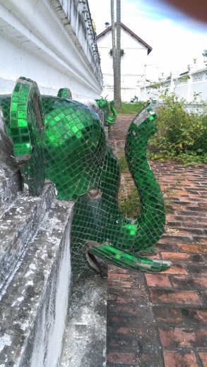 Elephant decoration of sides of Haw Pha Bang