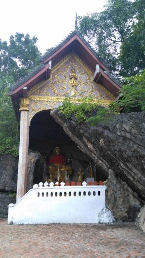 Random cave temple on Mount Phou Si