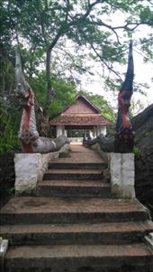 Steps leading back up Mount Phou Si: by macedonboy, Views[149]