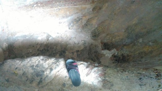 Improbable imprint of Buddha's foot