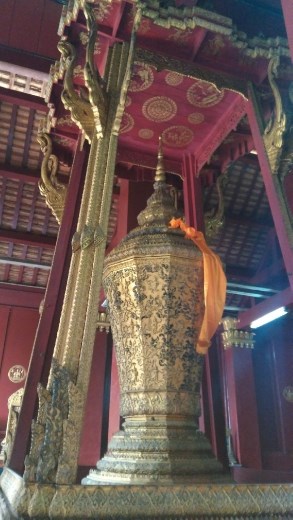Ceremonial barge decorated with Naga