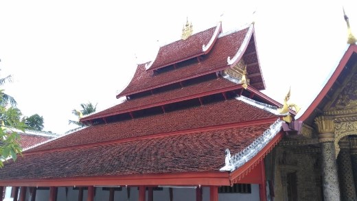 Roof of Wat Mai Suwannaphumaham