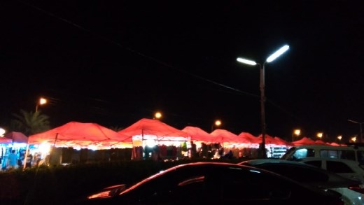 The night market in Vientiane