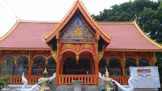 New temple at  Wat Si Muang