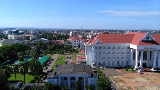West view from roof of Putaxai