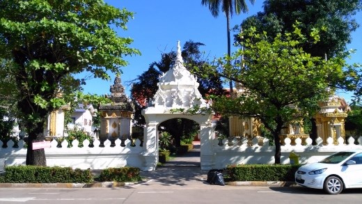 Western entrance into Wat Sisaket