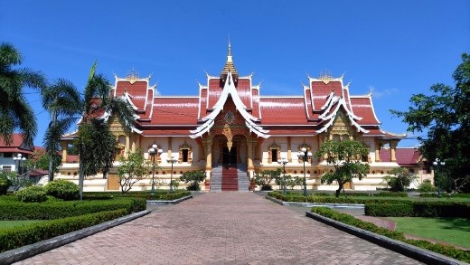 A wat inside Pha That Luang