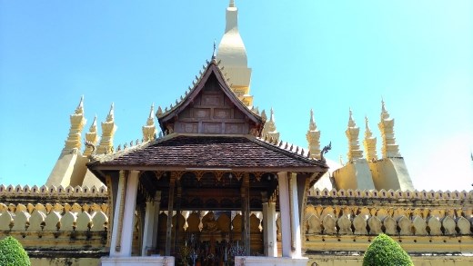 West view of the stupa