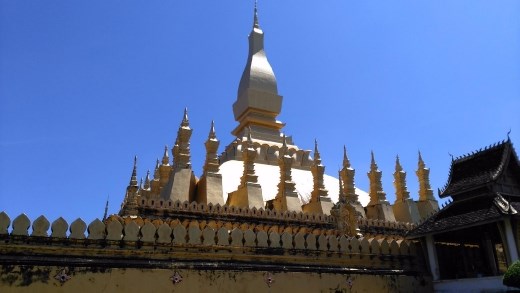 Stupa viewed from northwest