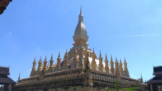 Stupa viewed from northwest