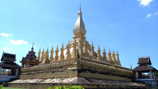 Stupa viewed from northeast