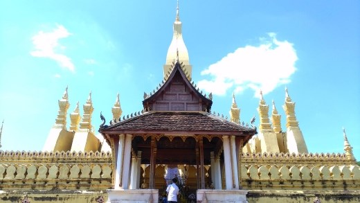 Stupa viewed from east