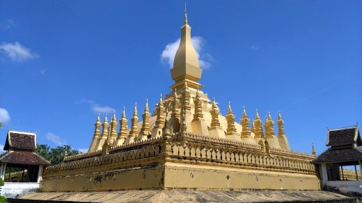 Stupa viewed from southwest