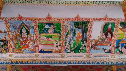 Scenes from the pavilion