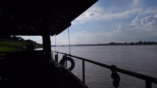 Floating restaurant near Wat Mi Chai Thung