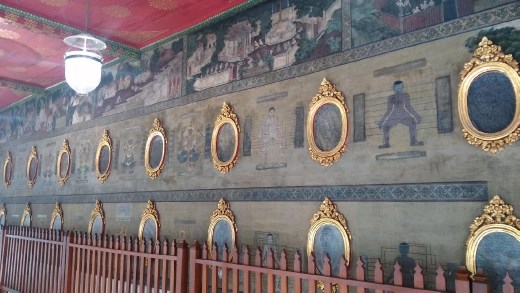 Inside satellite pavilions