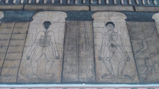 Inside satellite pavilions