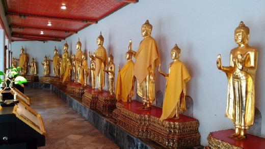 Pavilion area of Phra Maha Chedi Si Rajakarn