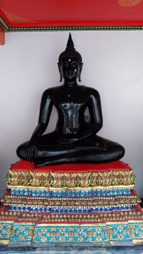 Buddha statues in pavilion of Phra Buddha Deva Patimakorn