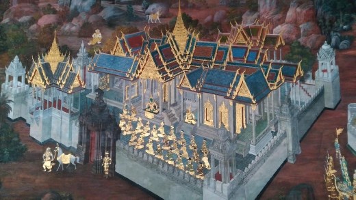 Grand Palace - Ramakien scenes on cloisters