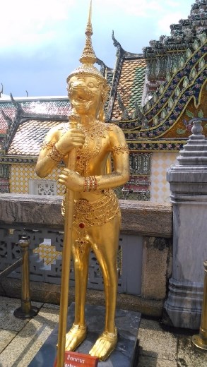 Grand Palace - Mythical creatures near Phra Sri Ratana Chedi