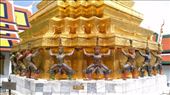 Grand Palace - Golden Chedi outside The Royal Pantheon: by macedonboy, Views[120]