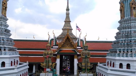 Grand Palace - View of giants from  The Royal Pantheon