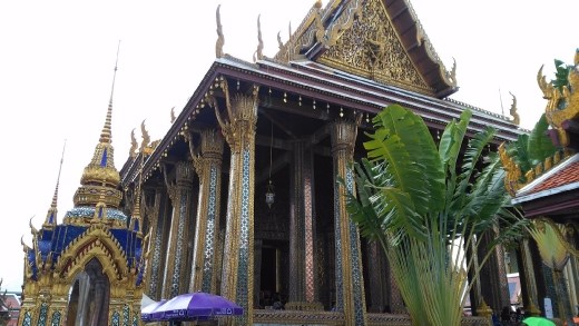 Grand Palace - The Royal Chapel housing the Emerald Buddha