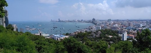 View of bay from Pattaya Hill