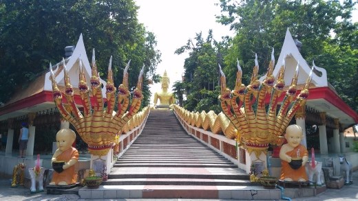 Wat Phra Khao Yai - Stairs to Big Buddha