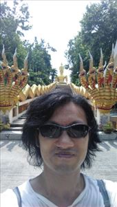 Wat Phra Khao Yai - Me at bottom of stairs: by macedonboy, Views[212]