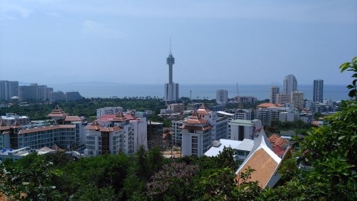 Wat Phra Khao Yai - View of Pattaya Bay