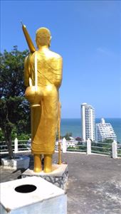 Buddha staring wistfully at the over development: by macedonboy, Views[298]