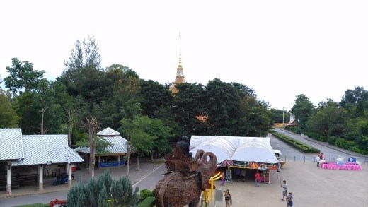View of entrance to Wat