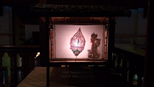 Traditional shadow puppets