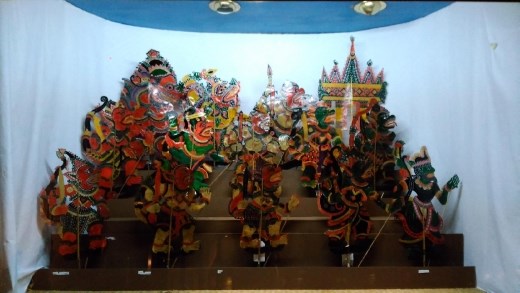 Traditional shadow puppets