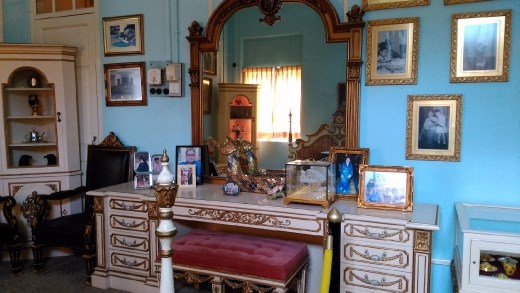 The Blue Room exhibit