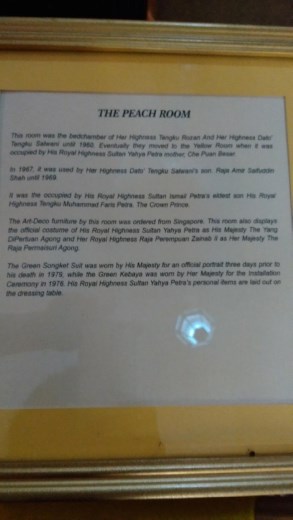 The Peach Room description