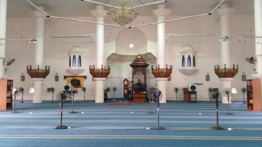 Inside Masjid Tengku Tengah Zaharah