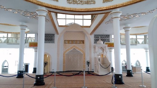 Inside Masjid Kristal
