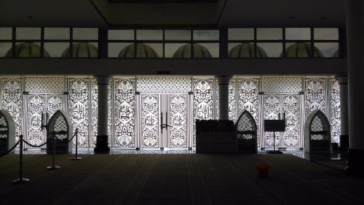 Inside Masjid Kristal