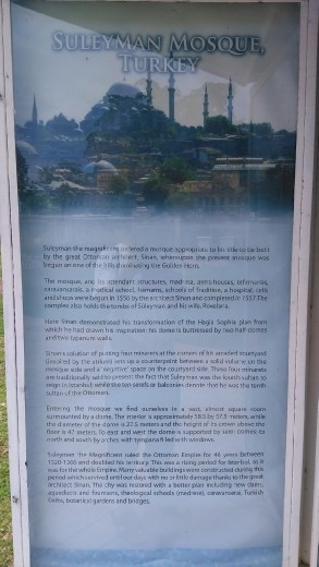 Description of Suleyman Mosque