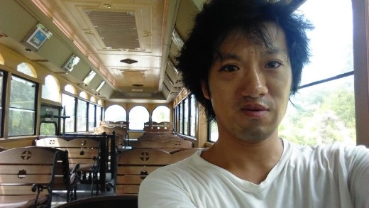 Me derenched in sweat running for bus