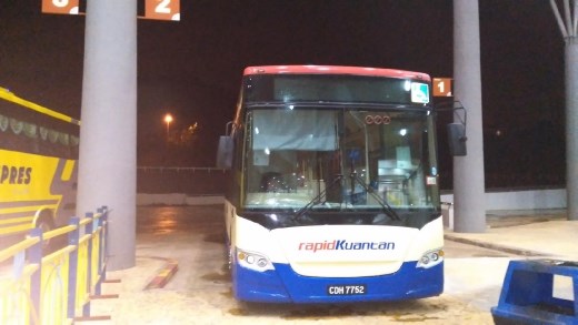 Finally Kuantan and hour late at 2040