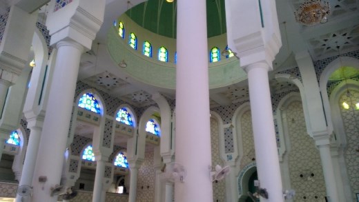 Inside Pahang State Mosque