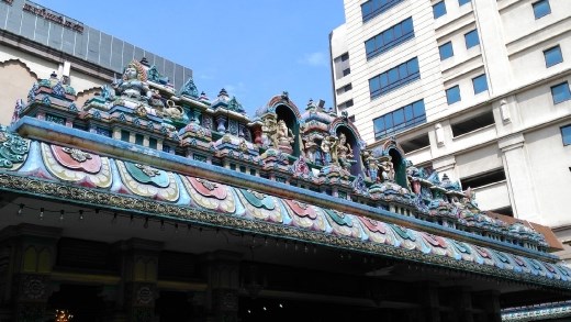 Random scene in Sri Mahamariamman Temple
