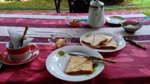 Thisara Guest House - Garden breakfast