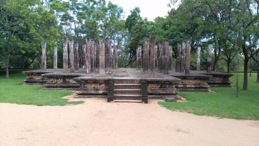 Building opposite Lankatilaka