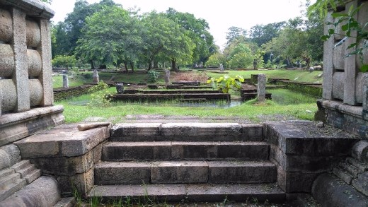Buddhist meeting site. Apparently a Bodhi tree used to be here.