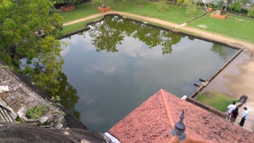 Isurumuniya Vihara - Pond from Dagaba